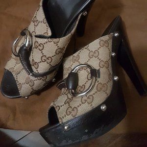 Authentic Gucci Platform Sandals 38